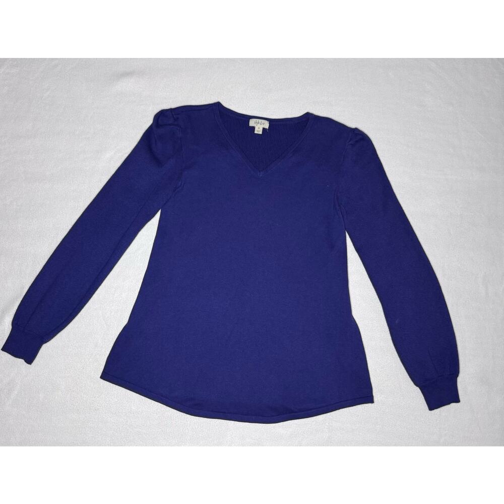 Dark Purple Casual Sweater Shirt